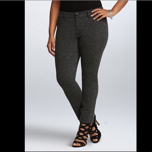 Torrid All-Nighter Pant- Space Dye Ponte Skinny - Picture 1 of 6